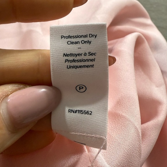 CINQ A SEPT Mateo Floral Ruffle 100% Silk Ruffle Dress in Pearl Blush - Picture 12 of 16